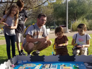 Kids playing at ASU Polytechnic Open Door