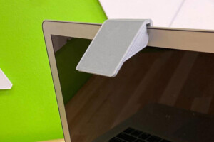 A 3D printed document cam on a Macbook